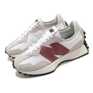 New Balance 休閒鞋 327 潮流 網美 女鞋 厚底 增高 乾燥玫瑰 米白 珊瑚紅 WS327CDB