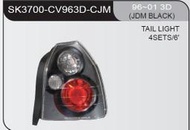 ☆雙魚座〃汽車精品〃HONDA K8 3門黑框IS版尾燈 6代3門 尾燈LED k8 3D 尾燈 K8 尾燈