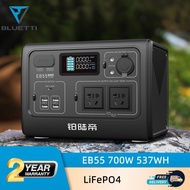 [Ready to ship]Bluetti EB55 700W 537WH Portable Power Station  60HZ 220V power Great support