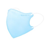 (醫療N95)HAOFA氣密型99%防護立體醫療口罩-粉藍色(30入)