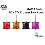 ❗❗เกรด AAA❗❗ (ม่วง) New สปูน Abu Max4 Series MAX4SX MAX4X MAX4STX MAX4Pro  ของแต่งรอก สปูล [ส่งฟรีทั่วไทย]