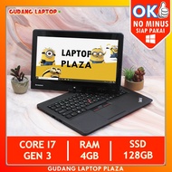 Lenovo Thinkpad TWIST S230U Core i7 Gen 3 Ram 8GB Ssd 128GB Laptop Touchscreen Second Murah Notebook Bekas Terbaik 12.5 Inch Berkualitas