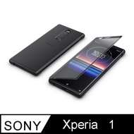 SONY Xperia 1 專用觸控式時尚保護殼 SCTI30 - 黑