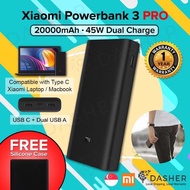 [Original] Xiaomi Powerbank 3 PRO 20000mAh Fast Charging 45W Power Bank