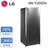 (含標準安裝)【LG樂金】191公升SMART 變頻單門冰箱(精緻銀) GN-Y200SV
