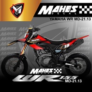 Decal Sticker Motor Cross WR155 Fullbody - Dekal Stiker WR 155 Desain Trail MD 21-13