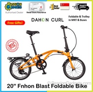 16inch Dahon Curl i3 S 3-speed Trifold Foldable Folding Bike Tri-fold like Brompton Pikes Camp