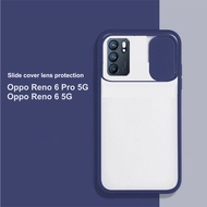 Slide Case Clear Casing Oppo Reno 6 Pro 5G Protection Kamera Belakang