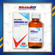 RiteMed Ambroxol Ped 15mg Syrup 60mL (For Kids) Mucolytic Mucosolvan Alternative