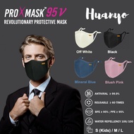 ProXmask 95 V/ 95V 6 Layer Anti Viral Breathable Reusable Washable Fabric 3D Face Mask (Microfiltration (BFE & PFE) | Anti-Microbial | Water Repellent | Up to 60 Washes | Easy to Breathe | Skin Friendly)