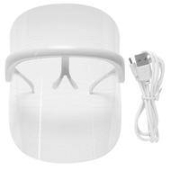 USB 3 Colors LED Face Mask Skin Rejuvenation Wrinkles Reduction Photon Beauty Device