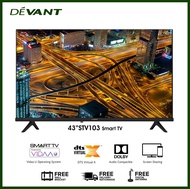 DEVANT 43-inch 43STV103 Full HD Smart TV with Free Wall Bracket - Pre-loaded with Netflix, YouTube and Anyview Cast App
