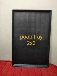 poop tray size 2x3, poop tray for dog cage and bird cage size 2x3, tray for cage size 2x3