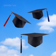 Graduation Cap with Tassel for High School and College Black Graduation Cap Adjustable Unisex Adult Graduation Cap