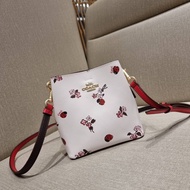 COACH 7268 MINI TOWN BUCKET BAG WITH LADYBUGG FLORAL PRINT