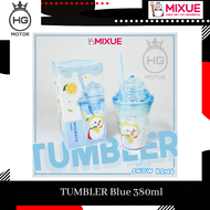 Tumblr Botol Minum MIXUE Warna Biru 380ML Tumbler Tempat Minum