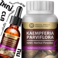 Black Ginger Extract Dharma's Herbal Mixed Set (Use As A Cosmetic Ingredient) Kaempferia parviflora (Black Ginger) (Water Type + Powder).