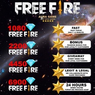 Topup Diamond Free Fire Via ID Fast Good Service 24 Hours Legit Cheap