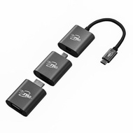 【T.C.STAR】TYPE-C三合一鋁合金影像轉接器-轉Mini-DP/HDMI/VGA(TYC-MF006GR)
