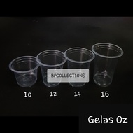 1 DUS 2000 pcs GELAS PLASTIK 10OZ 12OZ 14OZ 16OZ 22OZ CUP OZ UKURAN BUBBLE POP ICE ES TEH JUS POLOS IKAN CUPANG BUBBLE BENING GROSIR