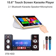 Whole Set KTV System,3TB HDD 15.6'' Capacitane Touch Screen Player+2.1 Sound system. Chinese,English songs preloaded,Multi-Language songs on cloud for download.Android,KTV Dual system
