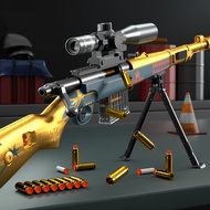 AWM Soft Bullet Gun kar98k toy gun Sniper Gun Model Gun Toys shell eject toy gun Children Aiming Tra