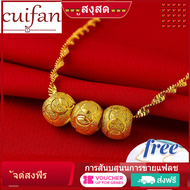 ลดล้างสต็อก3วันสุดท้าย (ราคาปกติ199)100% Original Choker Necklace for Women สร้อยคอลายคอตกิต ขนาด1สลึงยาว18นิ้ว ชุบทองคำแท้96.5% ทองไมครอน ทองชุบ เศษทอง ทองปลอม หุ้มทอง ทอง Water Wave Chain and Pendant Gold Necklace
