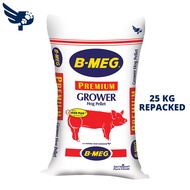 B-MEG Premium Grower Hog Pellet 25KG Repacked - For Pigs Hogs Swine - 25 kg Pig Feeds - Pig Hog Feeds - With Natural Odor Eliminator- San Miguel Foods - BMEG - 25 kilos - petpoultryph