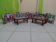 Meja Lipat Kayu Anak Belajar|TK|SD Karakter Robot|ninjago|doraemon|tayo|batman|spiderman / meja belajar anak lipat karakter / meja belajar anak / meja belajar anak lipat