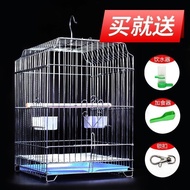 ■ Bold กรงสแตนเลส Starling Myna พิเศษ Cockatiel Peony Villa เหล็กขนาดใหญ่การเลี้ยงกรงนกแก้ว