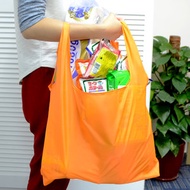 適度 - 40cm 特大超輕身尼龍摺疊環保購物袋－橙色