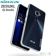 耐爾金 華碩Zenfone3手機殼ZE552KL保護套Z012DE硅膠防摔透明軟殼『櫻花小屋』