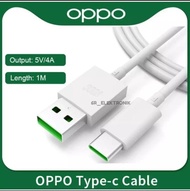 Kabel Data OPPO Fast Charging Type C - 3A Quick Charging, Kabel tahan lama, pengecasan cepat, arus stabil. Kompatibel dengan Huawei, Android, Oppo, Xiaomi.