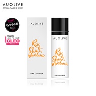 Auolive Day Glower - Antioxidant Brightening Moisturiser SPF 30 with UVA/UVB Protection (Water-based, Non-Greasy and Absorbs Quickly. All-In-One, Multi-Functional Day Moisturiser With Brightening, Anti-Ageing and Hydrating Properties)