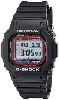 CASIO นาฬิกาข้อมือ G-SHOCK Tough Solar นาฬิกาวิทยุรุ่น MULTIBAND 6 GW-M5610-1