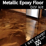 Metallic Epoxy Floor Floor Coating Clear Epoxy Resin for Flooring Metallic Powder