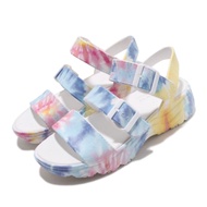 Skechers 涼拖鞋 D Lites 2 休閒 女鞋 鞋面可調 微增高 修飾腿型 渲染 白 彩 111068MLT
