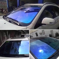 3m X 0.5m Blue Chameleon VLT 67% Car Side Window Tint Solar Film Shades Sticker Explosion proof Foils
