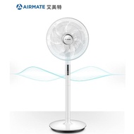 【AIRMATE 艾美特】14吋日本無刷馬達垂直仰頭立扇SA35195R(日本無刷馬達靜音)