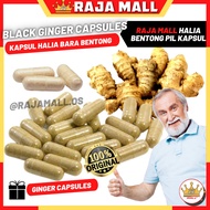 100% Halal Halia Capsule Pills Bentong Black Medicine Capsules In The Body Black Ginger Capsule Pills Capsules