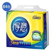得意抽取式衛生紙100抽 x 84包/箱