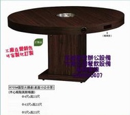 ♤名誠傢俱辦公設備冷凍空調餐飲設備♤ 5尺圓火鍋桌 餐廳 火鍋店 海產店 瓦斯火鍋桌 電磁爐火鍋桌 附爐具 桌面10公