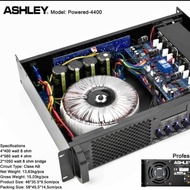 power amplifier ashley powered 4400 4 channel murah