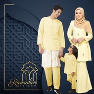 (S - 5XL) Sedondon baju melayu teluk belanga ayah anak dan kurung riau diamond plus size raya 2021 sedondon nikah tunang
