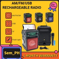 radio am fm rechargeable bluetooth speaker ✻Wireless Bluetooth Speaker with Microphone AM/FM Radio P