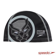 【SPEEDO】兒童合成泳帽 Pace(黑豹)