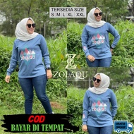 KAOS ZOLAQU ATASAN WANITA TERBARU ORI / ATASAN WANITA ZOLAQU ORIGINAL / ZOLAQU / ZOLAQU ORI / ZOLAQU BIRU / GROSIR KAOS ZOLAQU / KAOS ZOLAQU ATASAN TERBARU ORI 2021 JUMBO XXL / KAOS ATASAN LENGAN PANJANG ORIGINAL / BAJU ZOLAQU TERBARU / KAOS ZOLAQU ATASAN