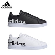 ADIDAS 男 板鞋 休閒鞋 復古 運動 網球風格 日常穿搭 NEO GRAND COURT LTS  黑 白運動達人