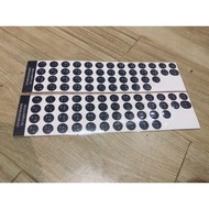 (ราคาต่อ 1 ชิ้น)สติ๊กเกอร์ sticker คีย์บอร์ด keyboard Logitech K380 K480 ภาษาไทย พร้อมส่ง