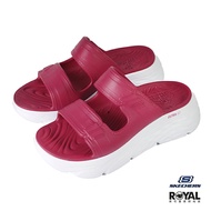 Skechers Mas Cushioning 桃色 橡膠 防水 增高6CM 涼拖鞋 女款 NO.J0481【新竹皇家 111125MAG】